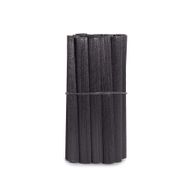 Bâtonnets fibre épaisse noirs - 15mm x 15cm Lot - (env. 20)
