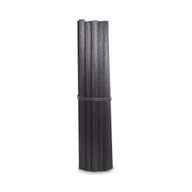 Bâtonnets fibre épaisse noirs - 8mm x 18cm Lot - (env. 20)