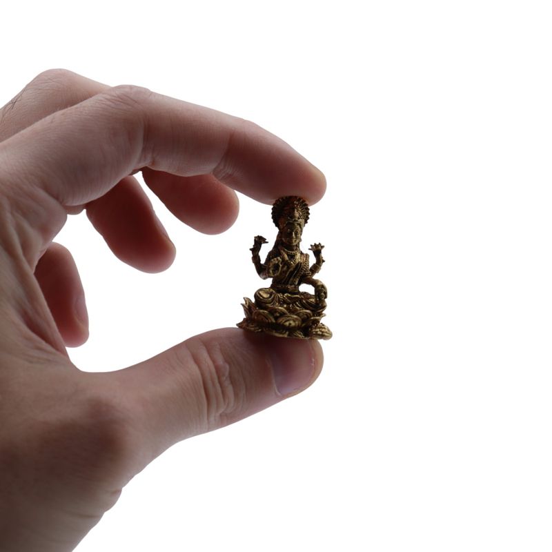 Miniature en laiton – Lakshmi (11 g) – 30 mm