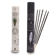 Tube Encens sortilège Ancient Witch  – Prospérité – Pendule Aventurine