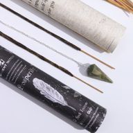 Tube Encens sortilège Ancient Witch  – Prospérité – Pendule Aventurine