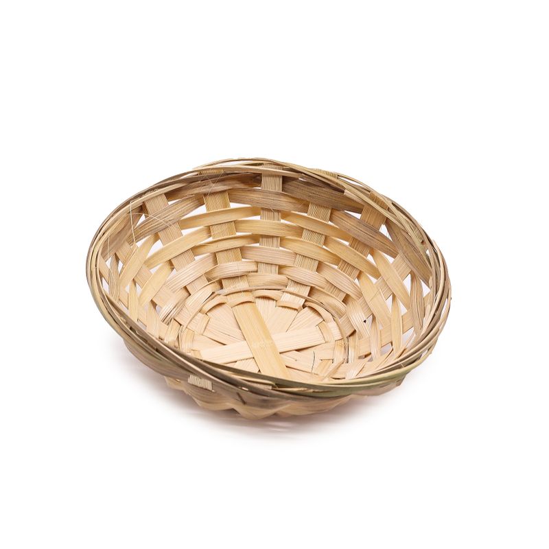 Paniers ronds en bambou – 15x5 cm