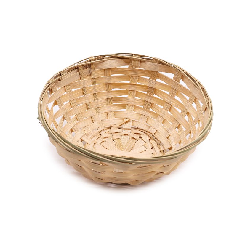 Paniers ronds en bambou – 17x6 cm