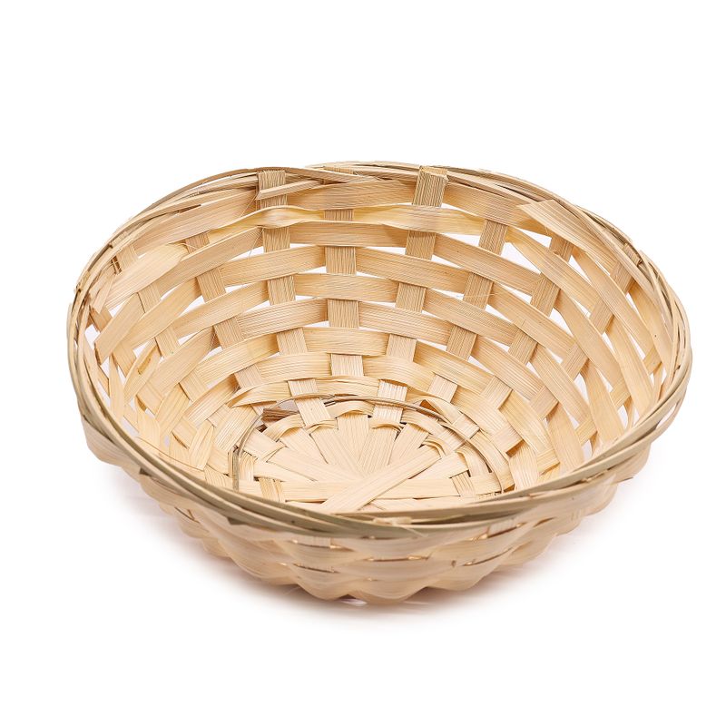 Paniers ronds en bambou – 20x7 cm