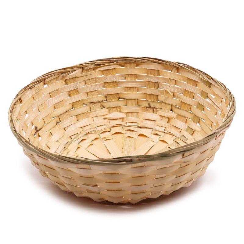 Paniers ronds en bambou – 30x9 cm