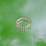 Ensemble de bagues Esprit de Nymphe – Esprit de la forêt – Aventurine, malachite et quartz rose