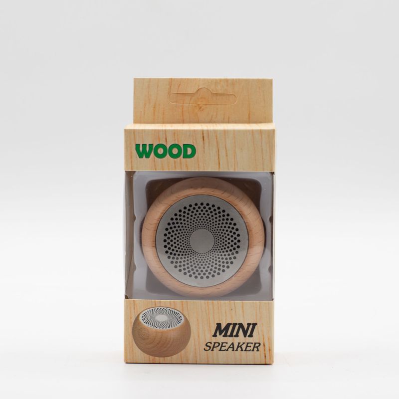 Mini Haut-parleur Mandela en bois