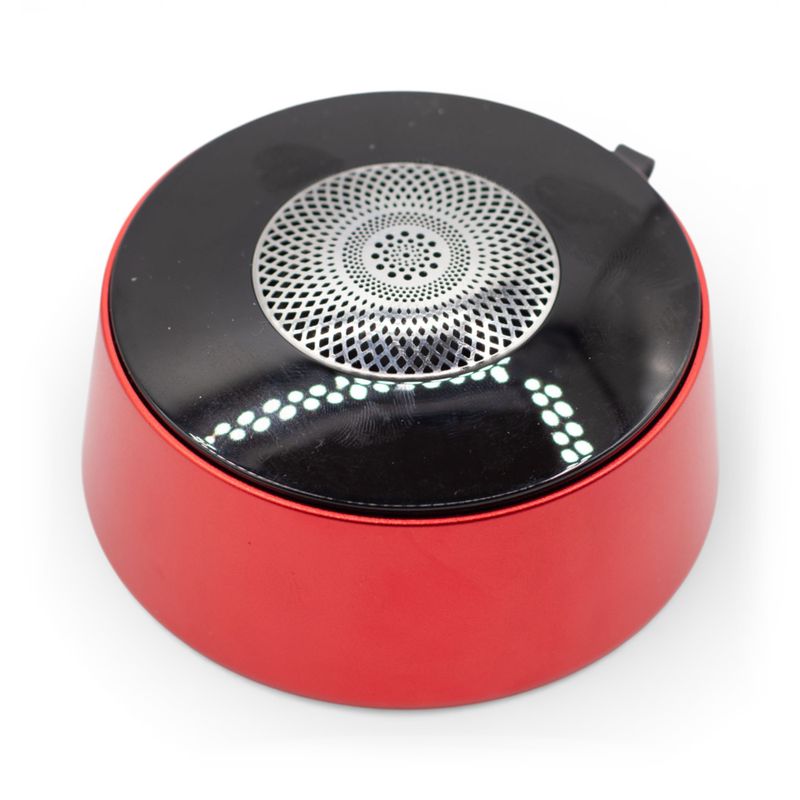 Mini Haut-parleur Mandela avec effet lumineux - Rouge