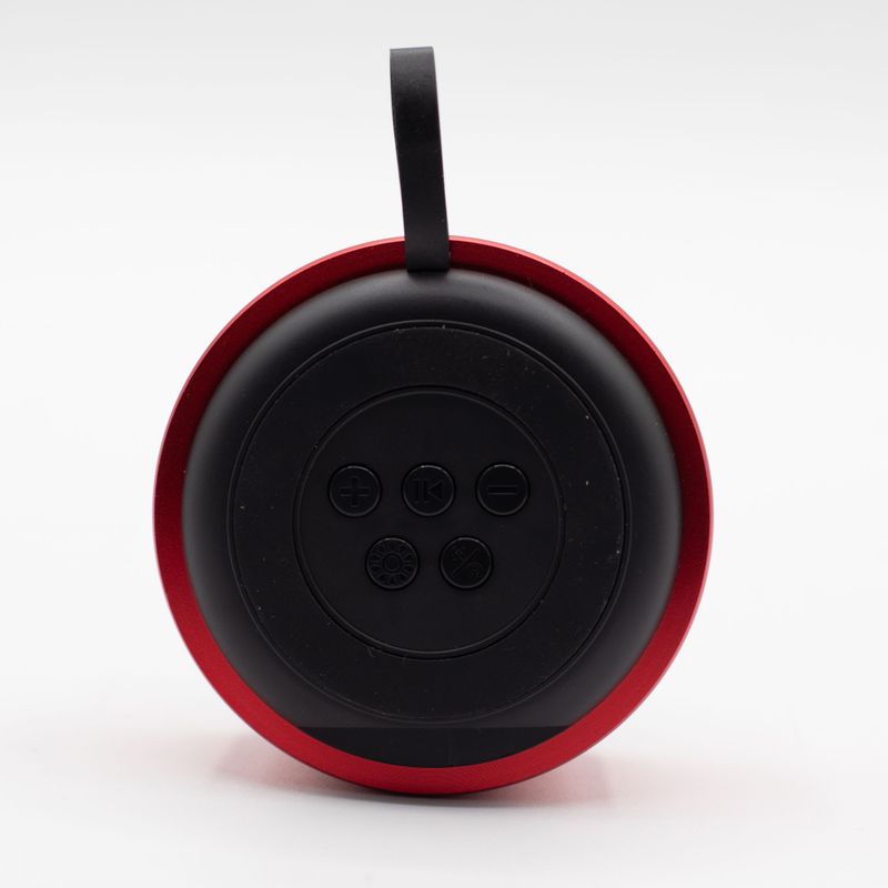 Mini Haut-parleur Mandela avec effet lumineux - Rouge