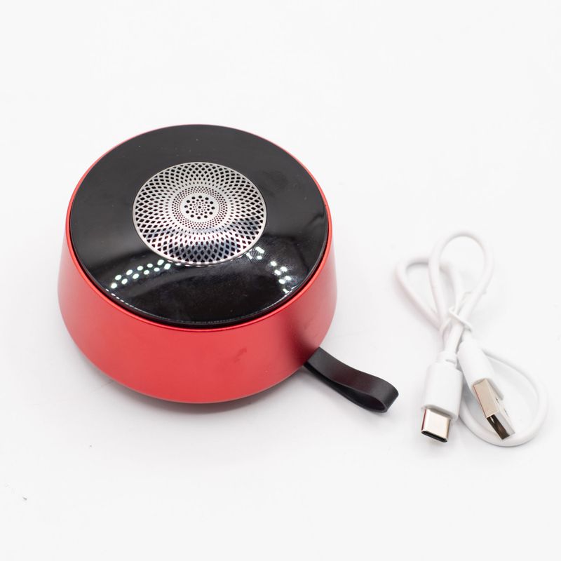 Mini Haut-parleur Mandela avec effet lumineux - Rouge