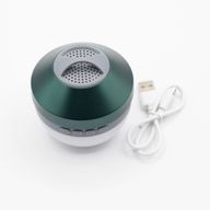 Lampe suspendue de camping et mini haut-parleur - Vert
