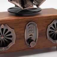 Mini Double Gramophone Rétro - Bluetooth - 5,4 watts x 2