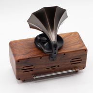 Mini Double Gramophone Rétro - Bluetooth - 5,4 watts x 2