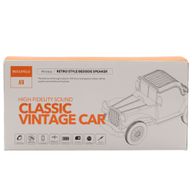 Haut-parleur Voiture Vintage Classique et support téléphone - Bluetooth - 5 watts