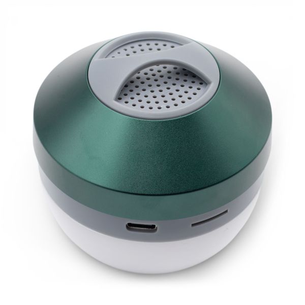 Lampe suspendue de camping et mini haut-parleur - Vert