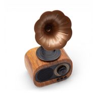 Mini Gramophone Rétro - Bluetooth & Radio FM - 5 watts x 1