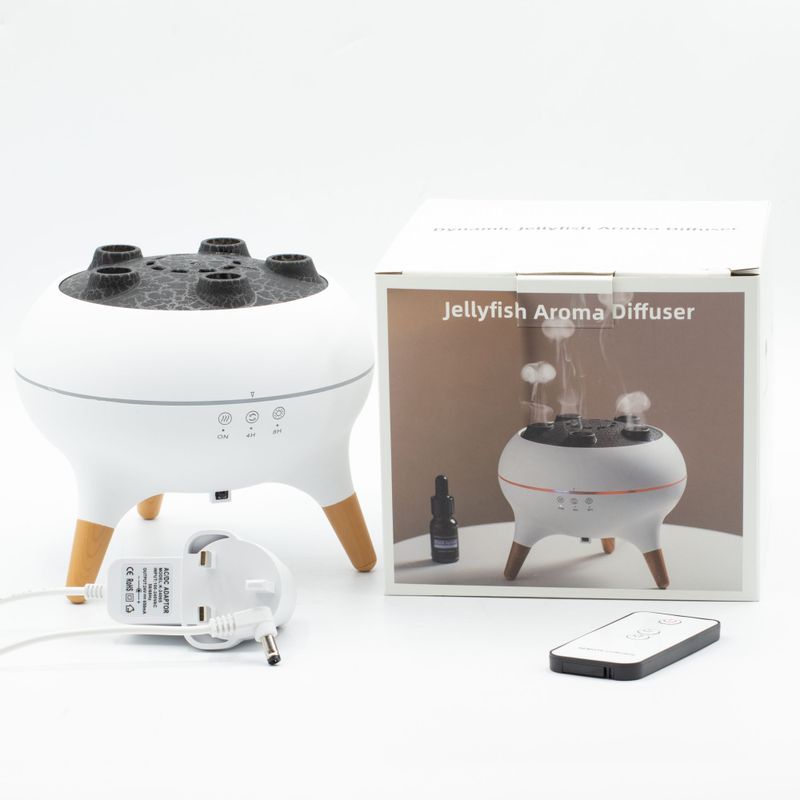 Diffuseur d’arôme Méduse Dansante – USB, Couleurs Changeantes, Télécommande