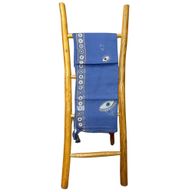 Nomad Sari  Paréo - Bleu Profond & Œil Porte-Bonheur Doré