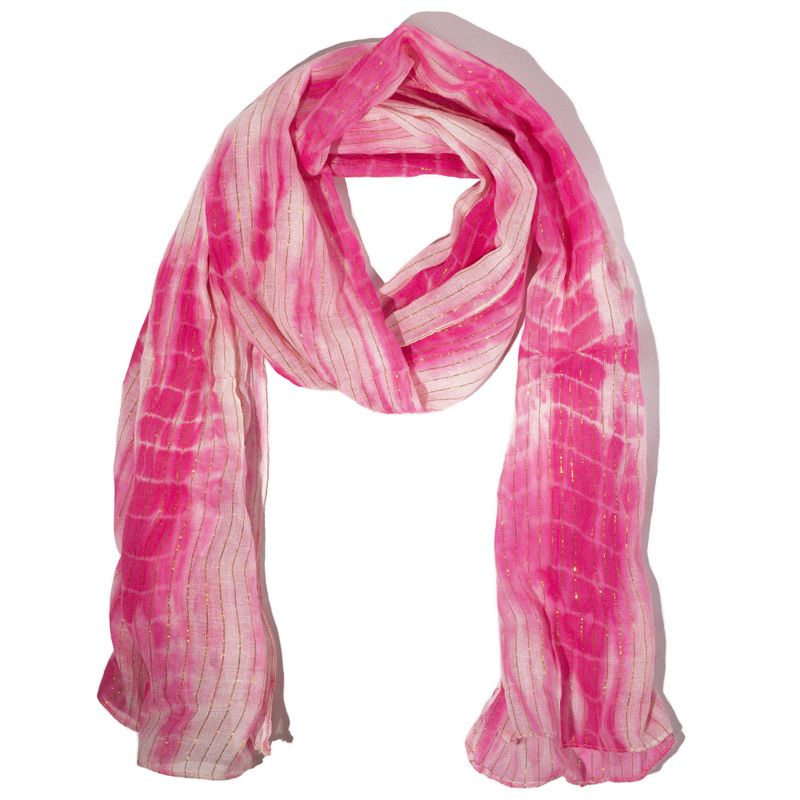 Nomad Sari – Foulard d’été 180x50 cm – Fête – Rose Parfait