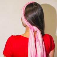 Nomad Sari – Foulard d’été 180x50 cm – Fête – Rose Parfait