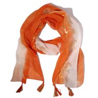 Nomad Sari – Foulard d’été 180x50 cm – Tortue – Corail