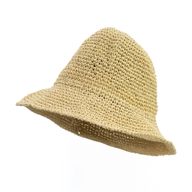 Nomad Sari Chapeau de soleil en paille souple - Beige naturel