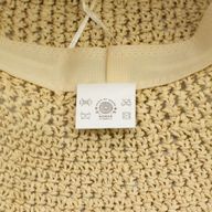Nomad Sari Chapeau de soleil en paille souple - Beige naturel