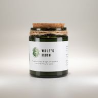 Bougie Greenman en cire de soja à mèche en bois - Lune du Loup