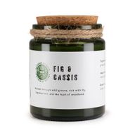Bougie Greenman en cire de soja à mèche en bois - Figues écrasées et cassis