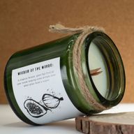 Bougie Greenman en cire de soja à mèche en bois - Figues écrasées et cassis