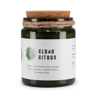 Bougie Greenman en cire de soja à mèche en bois - Résine forestière