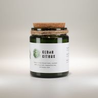 Bougie Greenman en cire de soja à mèche en bois - Résine forestière