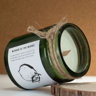 Bougie Greenman en cire de soja à mèche en bois - Résine forestière