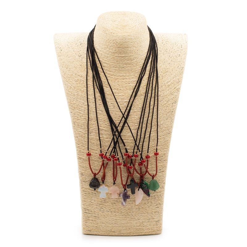 Collier Pendentif Gemmes Naturelles –  Spirituelle (assortiment)