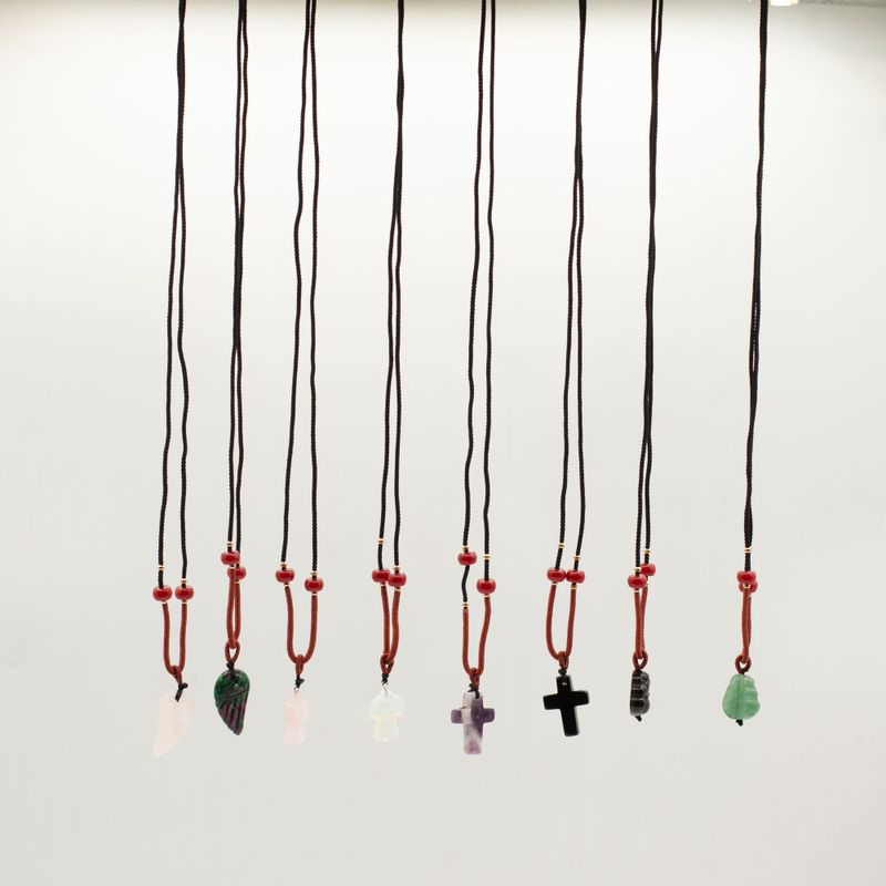 Collier Pendentif Gemmes Naturelles –  Spirituelle (assortiment)