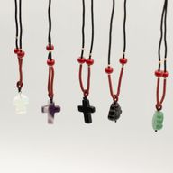 Collier Pendentif Gemmes Naturelles –  Spirituelle (assortiment)