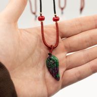 Collier Pendentif Gemmes Naturelles –  Spirituelle (assortiment)