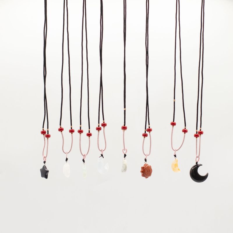 Pendentifs en gemmes - Collection Céleste (assortis)