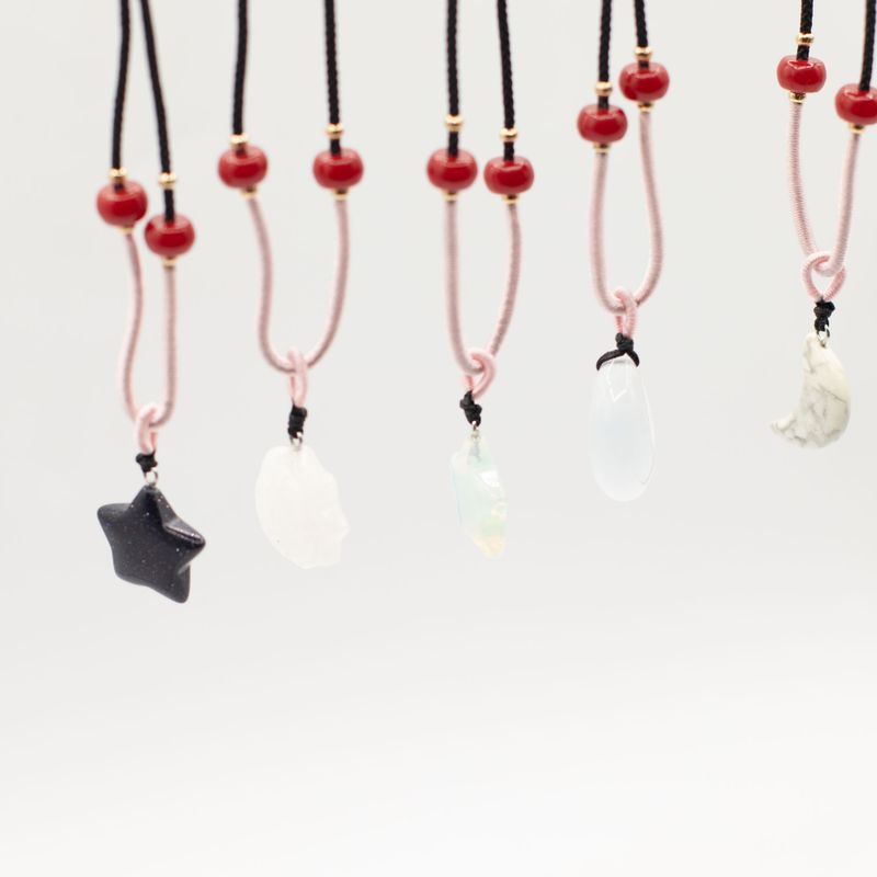 Pendentifs en gemmes - Collection Céleste (assortis)