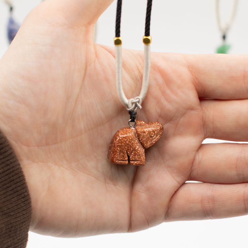 Pendentifs en pierres précieuses - Collection Animaux (assortis)