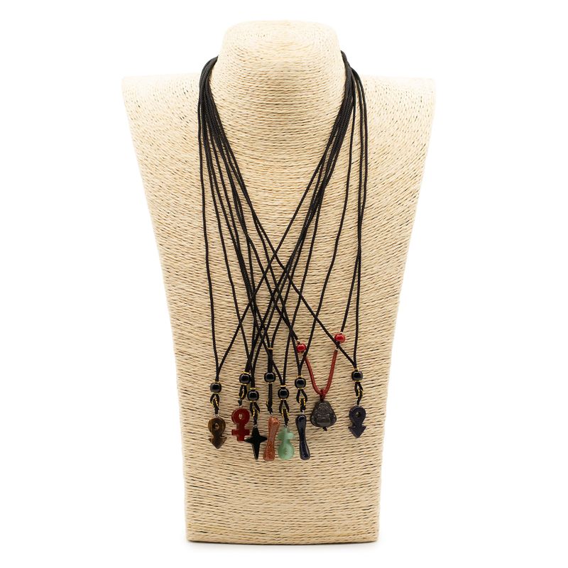 Pendentifs en gemmes - Collection emblématique (assortis)