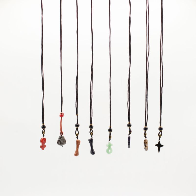 Pendentifs en gemmes - Collection emblématique (assortis)