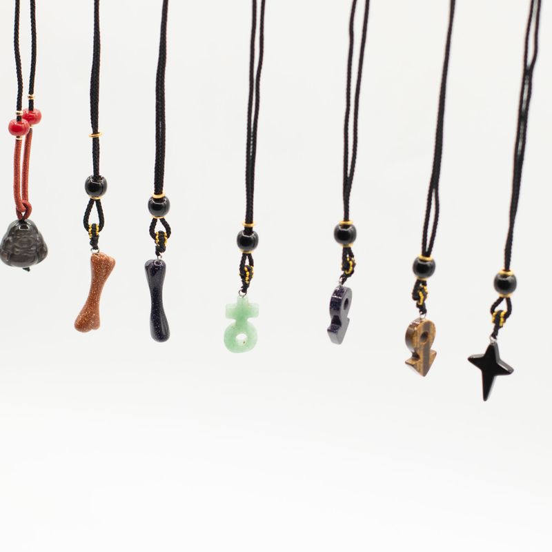 Pendentifs en gemmes - Collection emblématique (assortis)