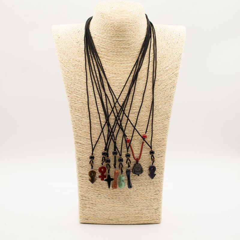 Pendentifs en gemmes - Collection emblématique (assortis)