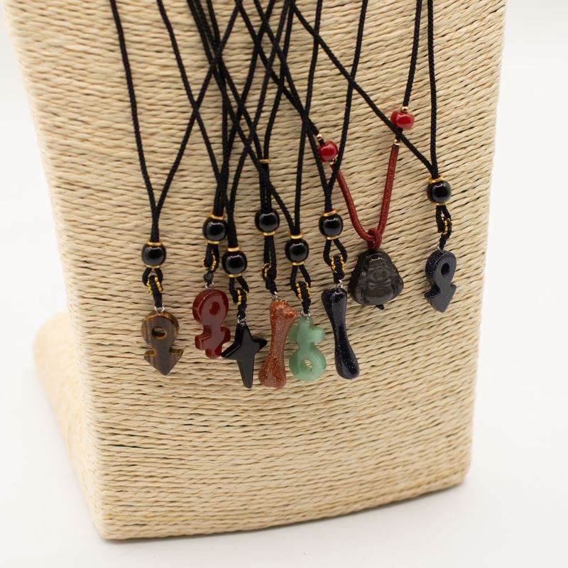 Pendentifs en gemmes - Collection emblématique (assortis)