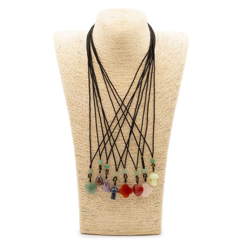 Pendentifs en pierres précieuses - Collection botanique (variés)