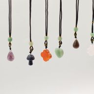 Pendentifs en pierres précieuses - Collection botanique (variés)