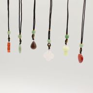 Pendentifs en pierres précieuses - Collection botanique (variés)