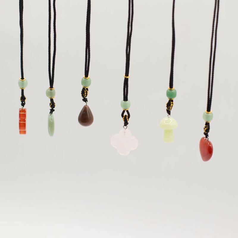 Pendentifs en pierres précieuses - Collection botanique (variés)