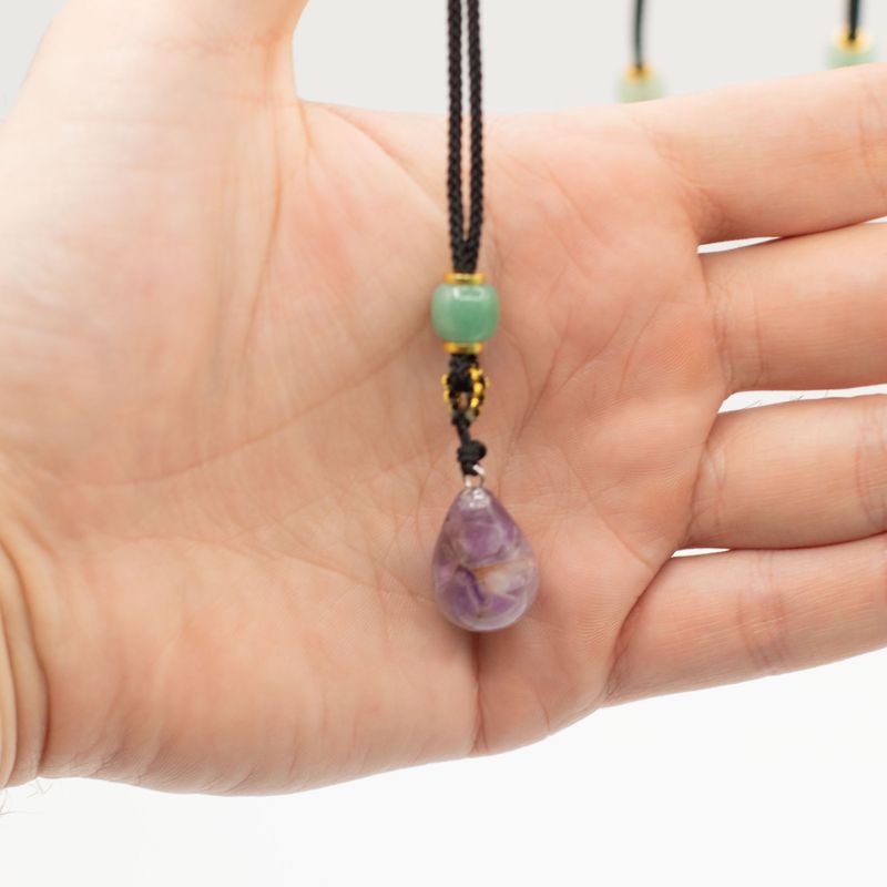 Pendentifs en pierres précieuses - Collection botanique (variés)